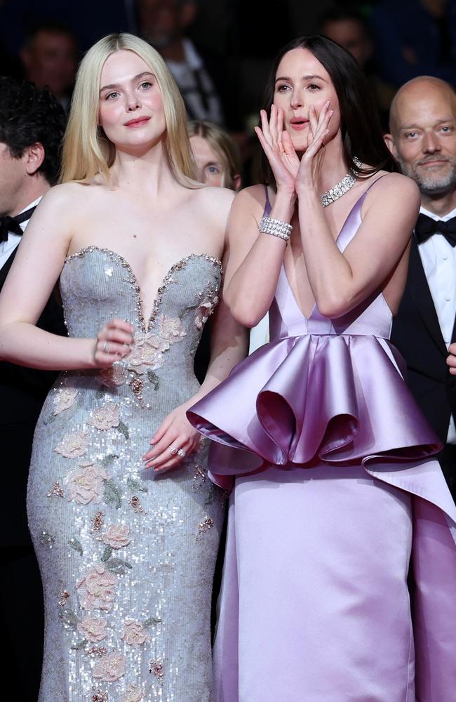 Elle Fanning and Renate Reinsve co-star in Sentimental Value. Picture: Getty Images