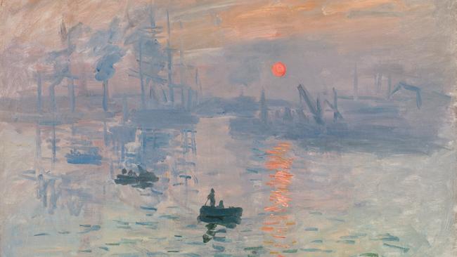 Monet’s Sunrise at Musee Marmottan Monet..