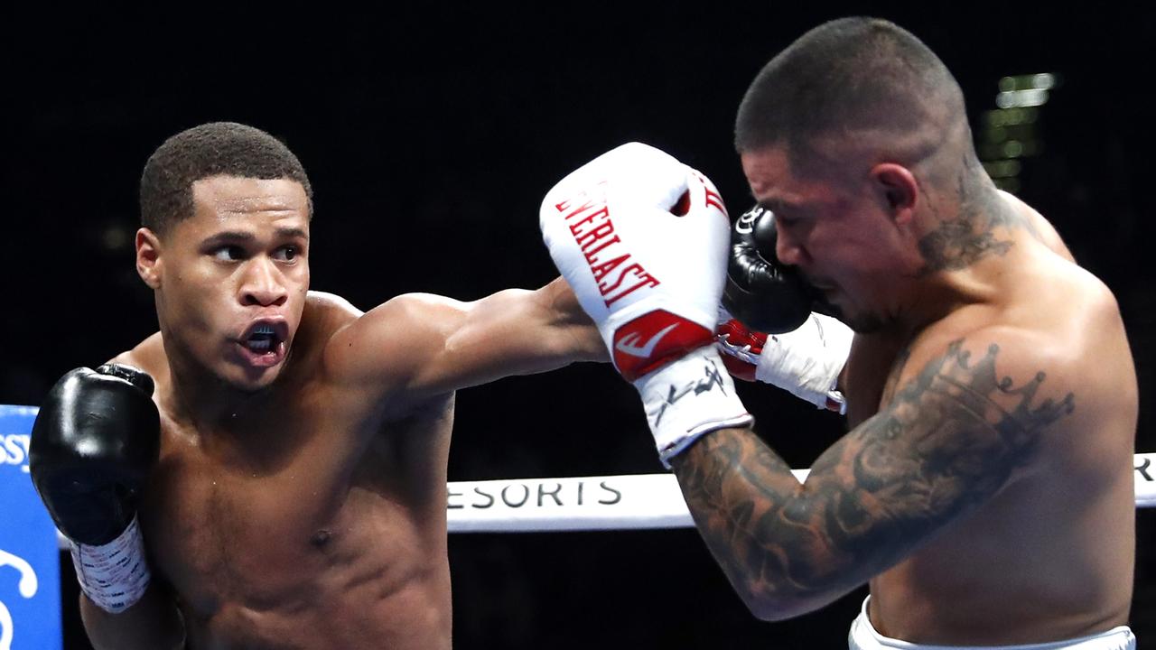Devin Haney cleared the path to the undisputed title shot. Photo by Steve Marcus/Getty Images