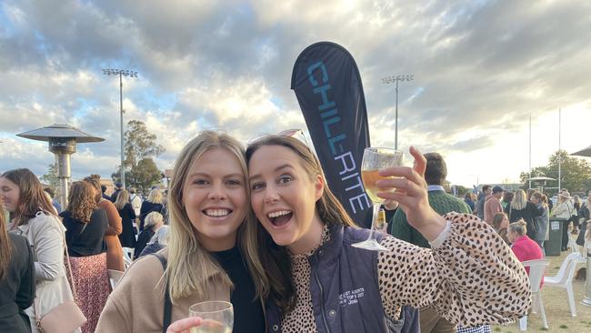 Women celebrating at Dubbo Kangaroos Rugby Club Ladies Day. Picture: Tijana Birdjan