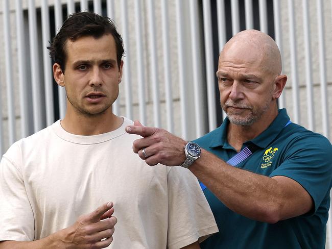 NCA. PARIS FRANCE 2024 OLYMPIC GAMES. Australian mens hockey player Tom Craig was arrested for allegedly buying cocaine on the streets of Paris on Tuesday night. Tom walks free from a Paris Police station.  Picture: Michael Klein