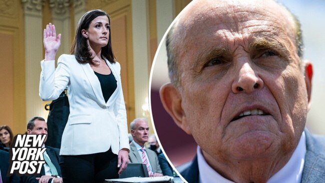 Cassidy Hutchinson Alleges Rudy Giuliani Groped Her On Capitol Riot Au — Australias