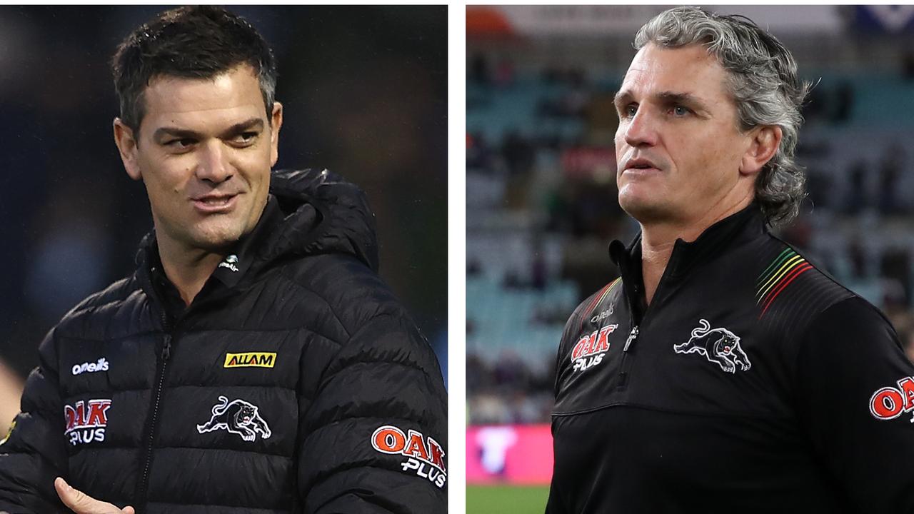 Panthers duo Cameron Ciraldo and Ivan Cleary. Getty