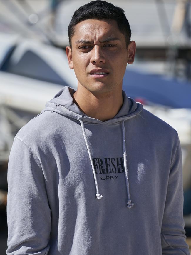 Home And Away actor Kawakawa Fox-Reo.