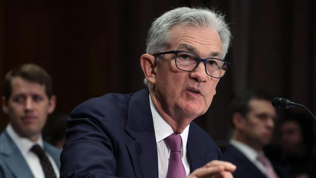 Federal Reserve chair Jerome Powell delivered the semiannual report on monetary policy to Congress last week. Picture: AFP