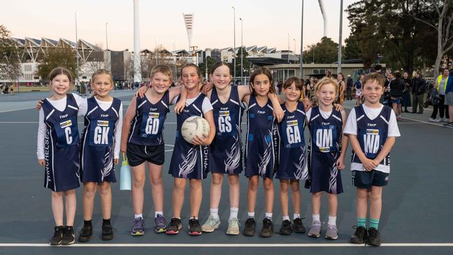 Winchelsea White under-11 netball team.