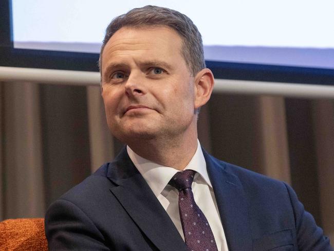 August 30, 2024: South Australian Treasurer and Defence Industries Minister Stephen Mullighan speaking at the State of the Defence State Lunch Picture: Kelly Barnes