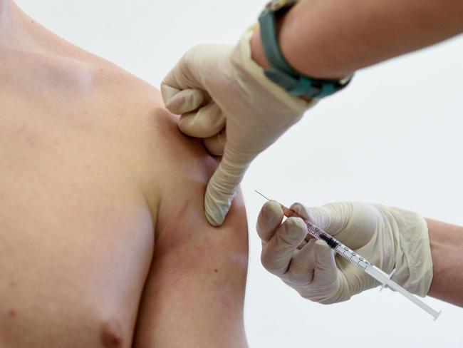 The World Health Organisation cites “vaccine hesitancy” among its top 10 global health challenges for 2019. Picture: Yuri Dyachyshyn AFP.