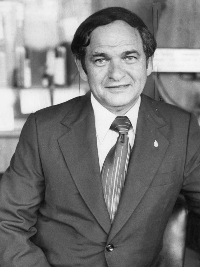 Abe Saffron, businessman and racing identity, was a Sydney nightclub owner and property developer who was reputed to have been one of the major figures in Australian organised crime. He was convicted of tax evasion in 1987. Picture: Supplied