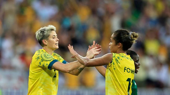 Australia's lone victory at the Olympics came against Zambia. (Photo by Valery HACHE / AFP)