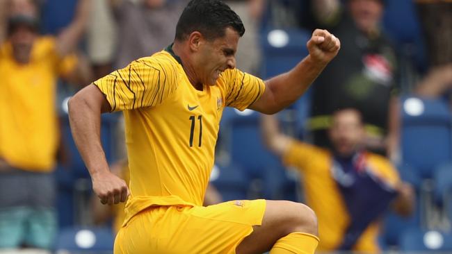 Andrew Nabbout broke his Socceroos goalscoring drought.