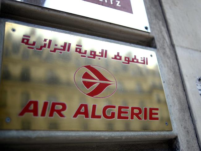 Air Algerie airline’s office in Paris. Picture: AFP Photo/Stephane de Sakutin