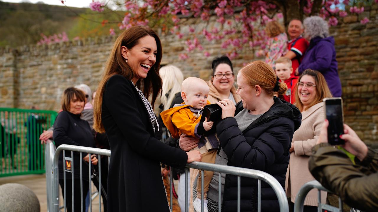 Kate pictured in Wales on April 28, 2023. Picture: Ben Birchall – WPA Pool/Getty Images