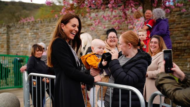 Kate pictured in Wales on April 28, 2023. Picture: Ben Birchall – WPA Pool/Getty Images