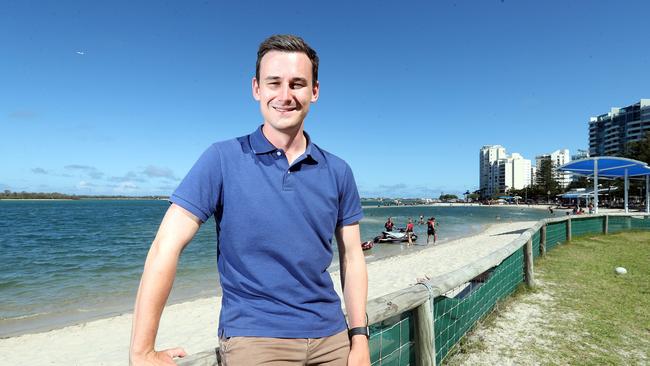 LNP candidate for Bonney Sam O'Connor at Harley Park Labrador. Photo: Richard Gosling