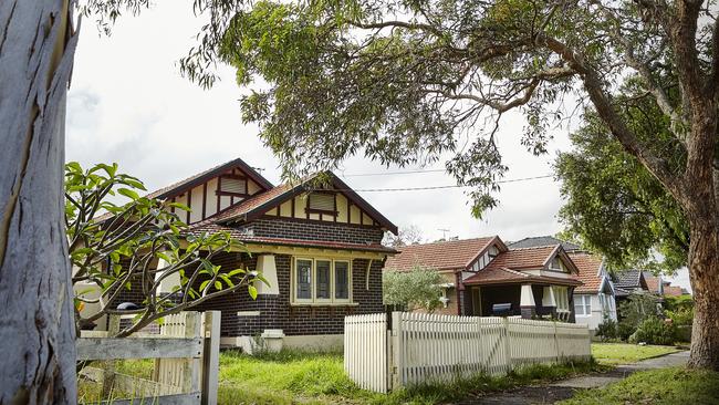 The house in Ashbury, in Sydney’s inner west. Picture: Nick Cubbin