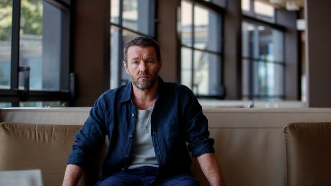Joel Edgerton in Sydney ahead of his new movie The Boys in The Boat. Picture: NCA NewsWire / Nikki Short