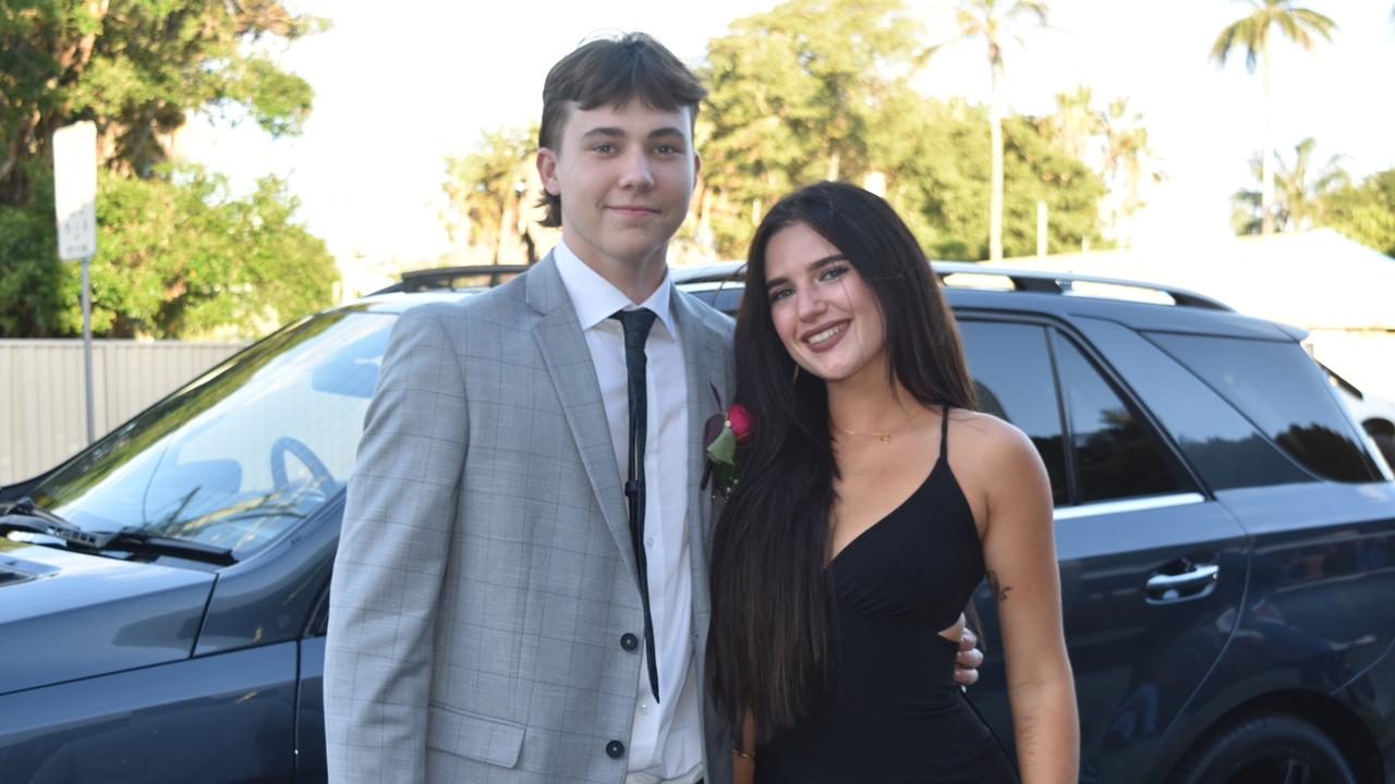 Leo Wood and Lilliano McLean at the Sunshine Coast Grammar School formal on November 17. Picture: Sam Turner