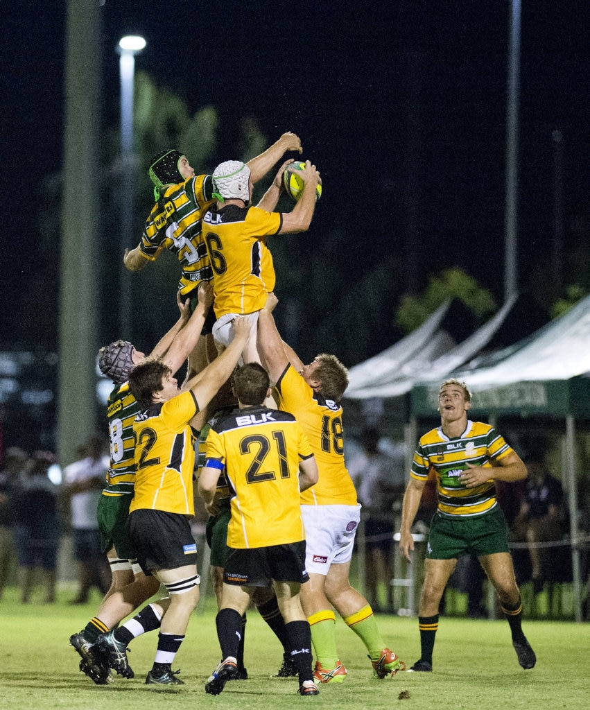 Rugby Union, Cattleman's Cup, Darling Downs vs Central Qld Brahmans. Saturday, 3rd Mar, 2018. Picture: Nev Madsen