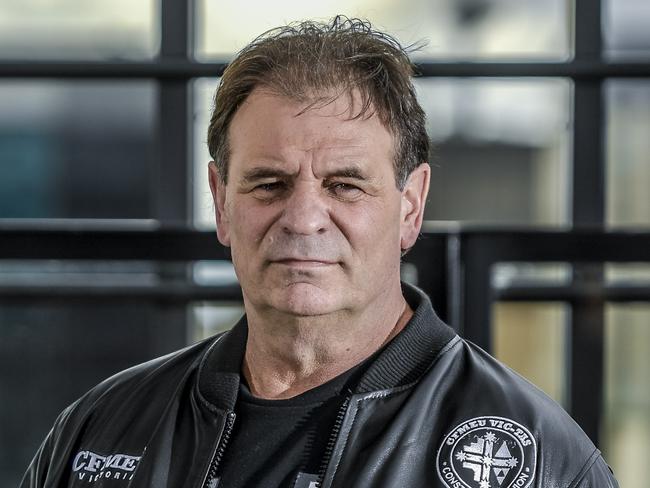 CFMEU boss John Setka resigned on Friday as the head of the construction union. Picture: Roy VanDerVegt