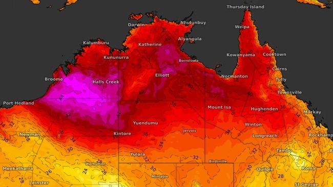 Parts of the Northern Territory could become intolerable due to extreme heat.