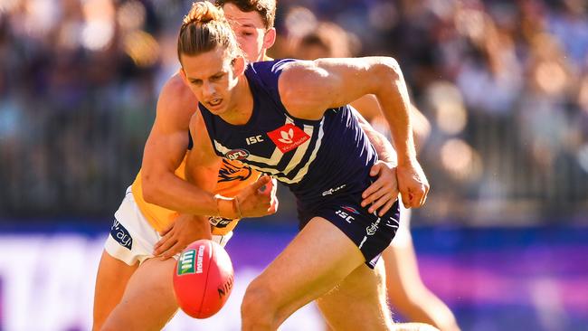 Nat Fyfe holds himself to high standards, says Matthew Pavlich. Picture: Getty Images