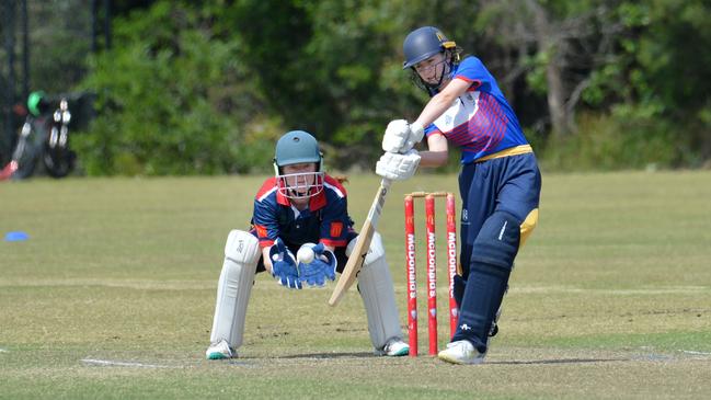 In addition to her runs, Ella Tilburg was tidy behind the stumps. Picture: Leigh Jensen