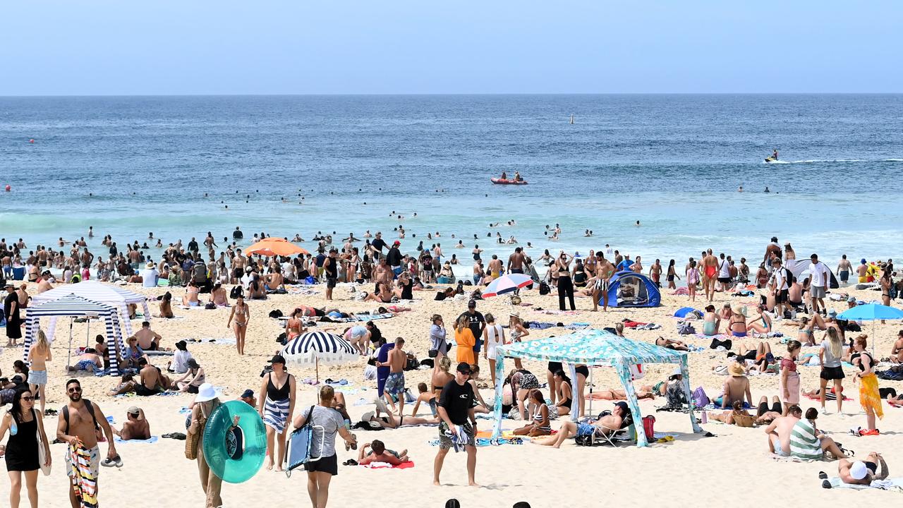 One of Australia’s most popular beaches, Bondi, received a good water quality rating in the state of the beaches report. Picture: NewsWire / Jeremy Piper