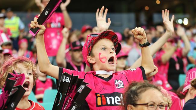 As long as the Big Bash lives up to its name, young fans will continue to watch. Picture: Jenny Evans/Getty Images