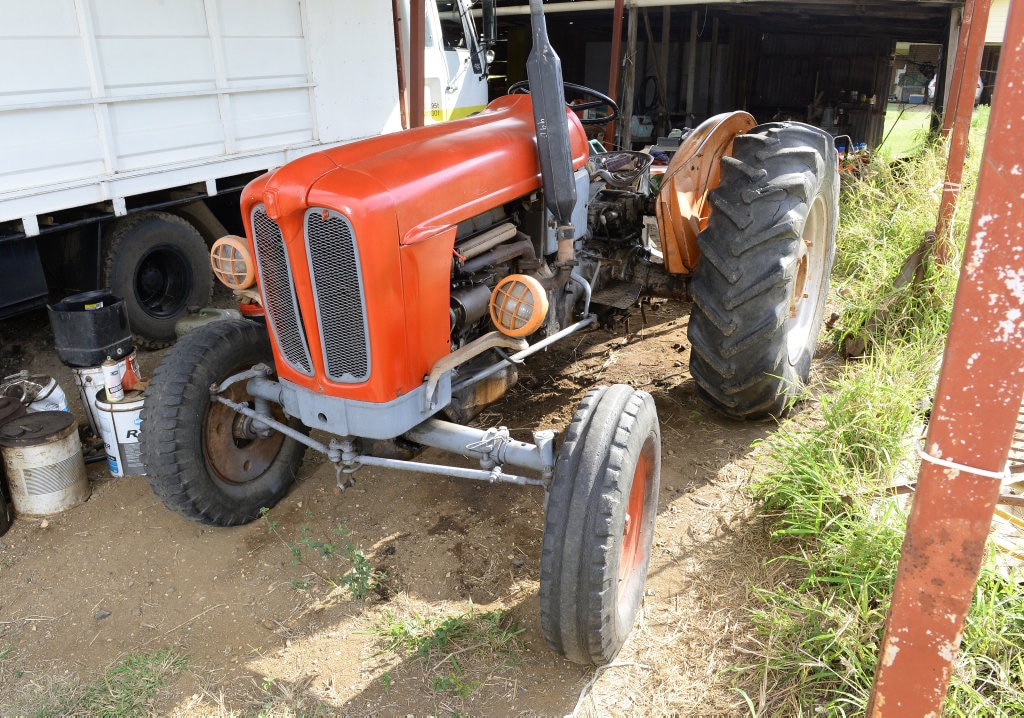 Larkhill local Ken Consiglio is having an auction of most of the things on his property. Picture: Rob Williams