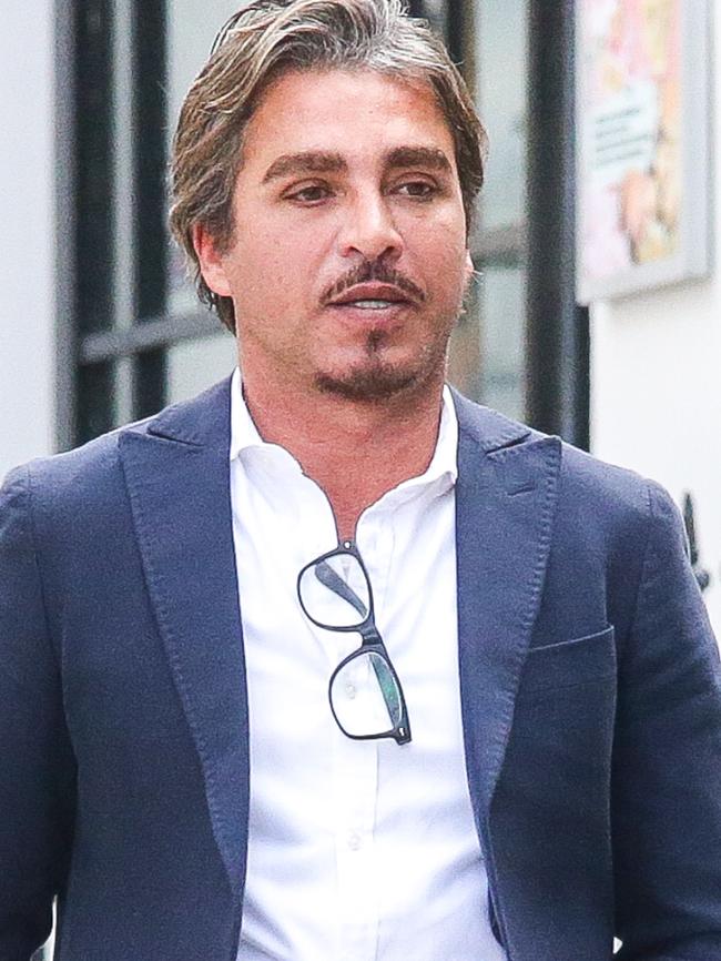 John Ibrahim let his hair down at a boys-only holiday.