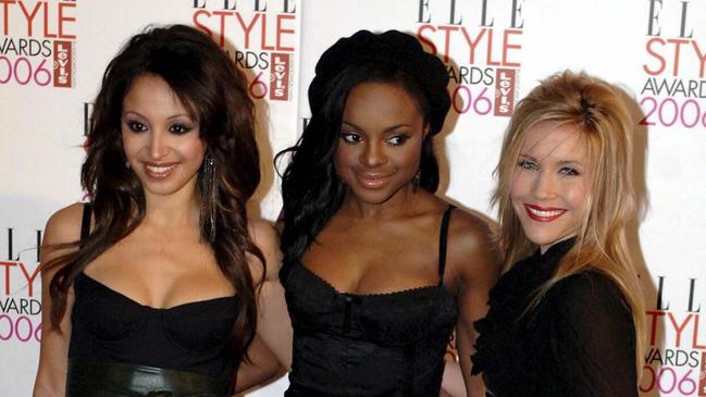 Sugababes 3.0 in 2006, from left, Mutya’s replacement Amelle, with Keisha and Heidi.