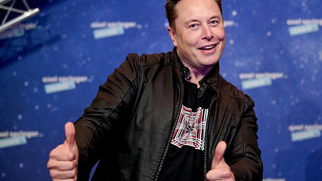 Tesla boss Elon Musk. Picture: Getty Images