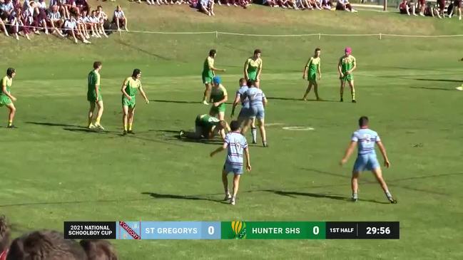 Replay: NRL Schoolboy Cup – St Gregory's College v Hunter Sports