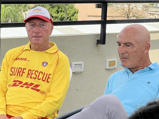 Australians in Tel Aviv, tell their stories. Paul Hakim (L) and Lenny Small (R) aren’t going anywhere. Picture: Danielle Gusmaroli