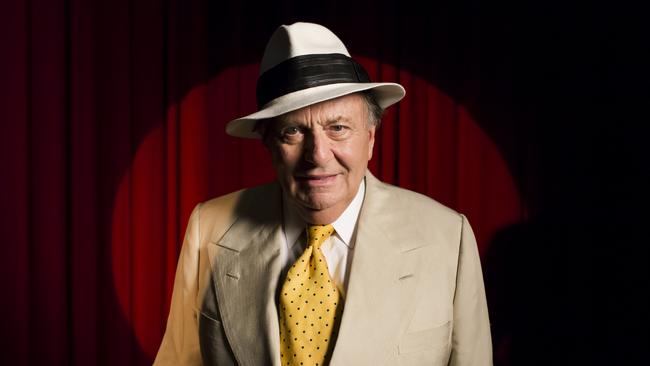 Barry Humphries at the Adelaide Cabaret Festival in 2015. Picture: Claudio Raschella