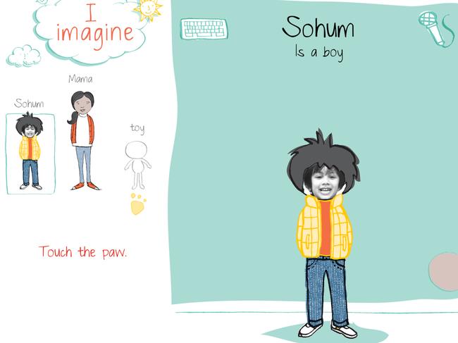 The iImagine app. Source: Supplied.