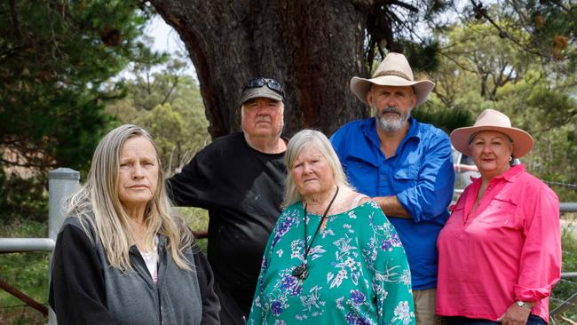 Susan Lamplugh and members of the Turill Community Centre committee want more information on what is happening in their area. (From left: Susan Lamplugh, Garry Games, Janet Byrne, Carlos Hermo, Lydia Hermo.) Picture: Max Mason-Hubers