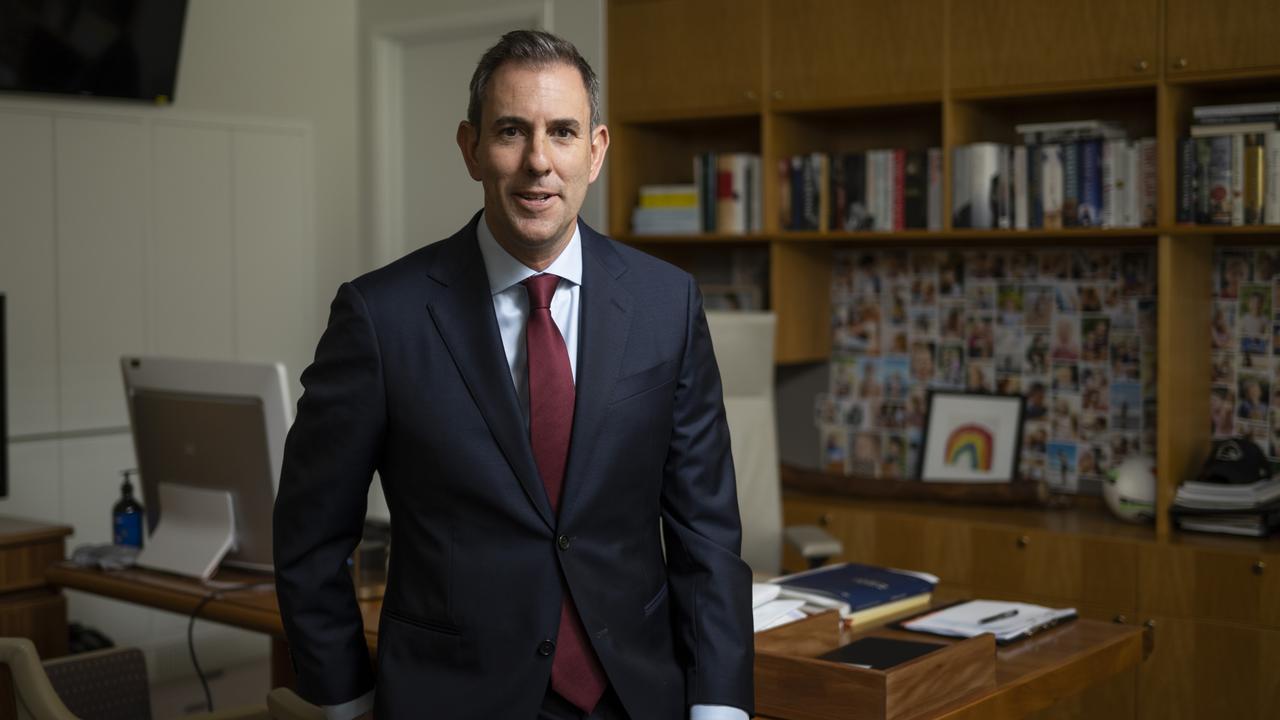 Treasurer Jim Chalmers will hand down Australia’s first budget surplus since 2007. Picture: NCA NewsWire / Martin Ollman