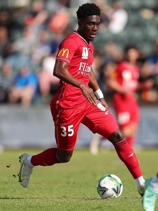 Al Hassan Toure in action in September. Picture: Will Russell/Getty Images