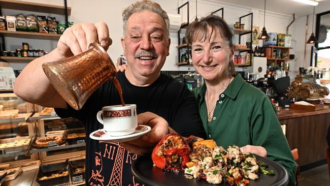 Strathmore’s new neighbourhood haunt, Athos Cafe, is run by former Philhellene owners John and Susie Rerakis. Picture: Josie Hayden