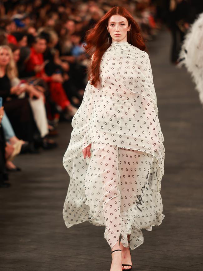 Polka Dots! Carla Zampati show, Australian Fashion Week 2025 . Picture: Matrix