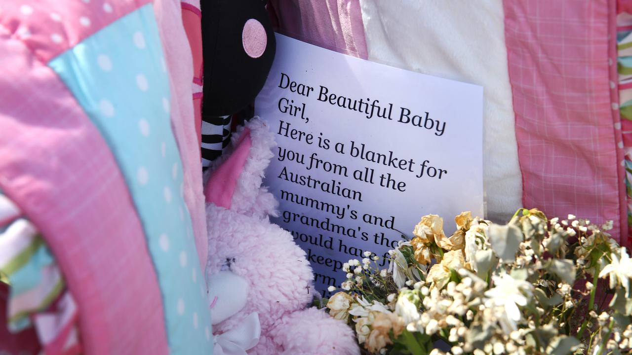 Dozens of locals turned out for vigil for the baby girl last week. Picture: Adam Head