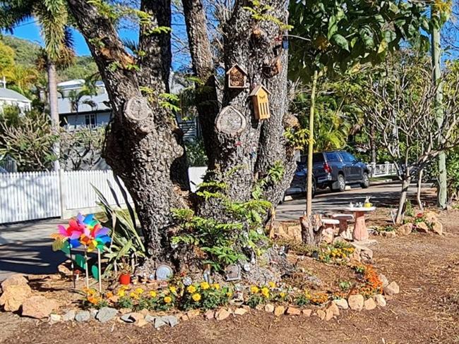 A community fairy garden's days are numbered unless a compromise can be reached with Townsville City Council. Picture: Supplied.