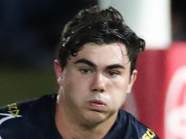 Jake Clifford of the Cowboys during the Round 13 NRL match between the North Queensland Cowboys and the Manly Warringah Sea Eagles at 1300SMILES Stadium in Townsville, Saturday, June 8, 2019. (AAP Image/Michael Chambers) NO ARCHIVING, EDITORIAL USE ONLY