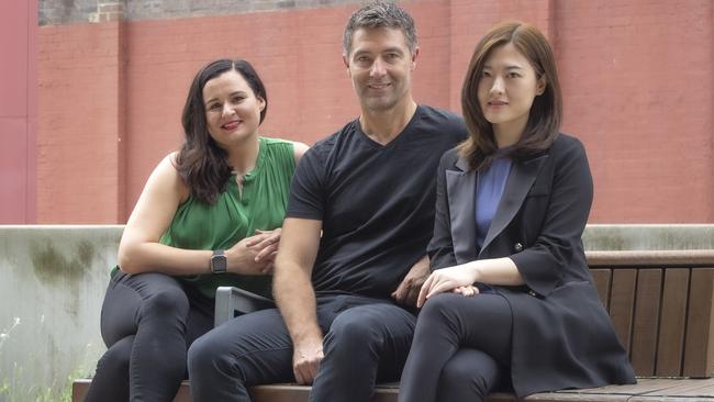 Reejig chief executive Siobhan Savage, chief technology officer Mike Reed chief data scientist Dr Shujia Zhang. Picture: Supplied