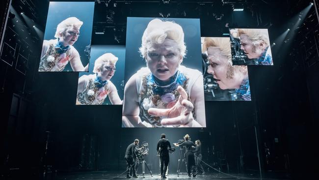 On stage in London in The Picture of Dorian Gray. Picture: Marc Brenner