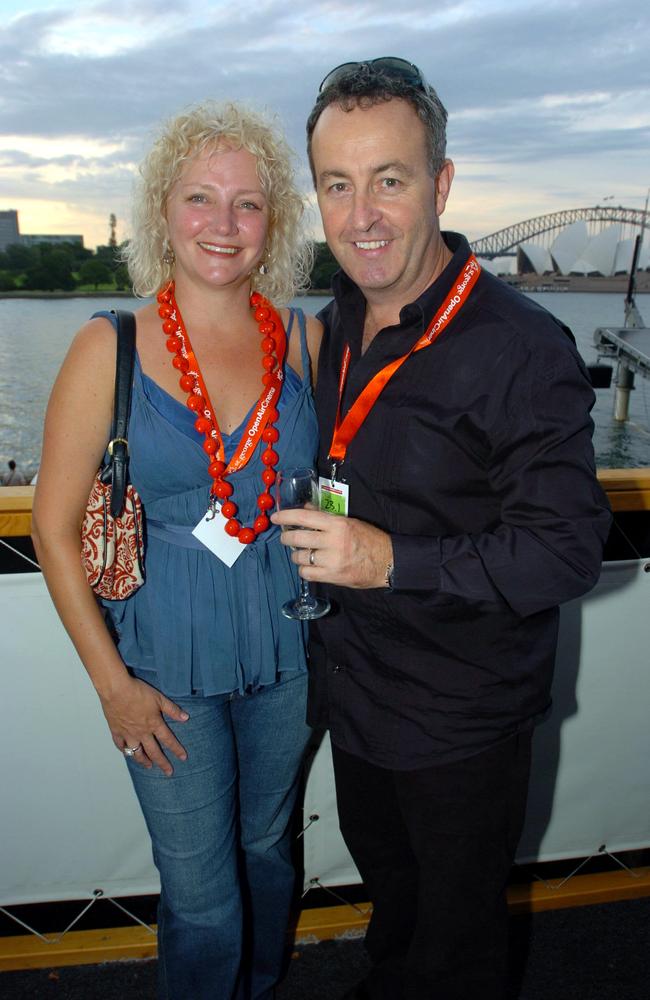 Smith with ex-wife Ally in the early 2000s.