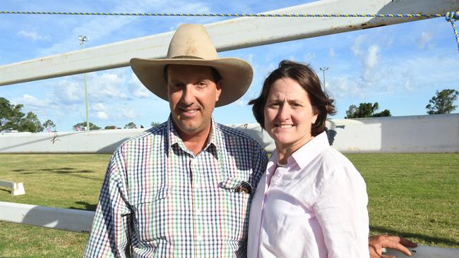 Clermont Show president Scott Moller with his wife Alana at the 151st Clermont Show.