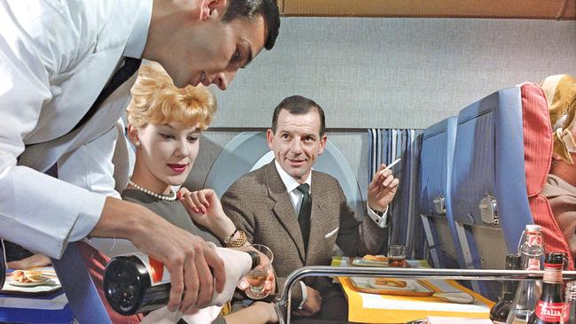 I’m old enough to remember when it was A-okay to smoke on flights. Picture: Alamy.